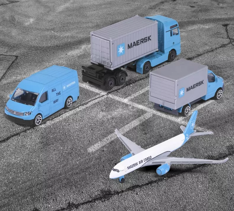 Majorette Maersk zestaw stacja portowa - tantis.pl