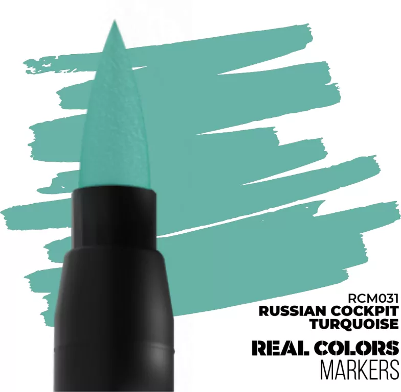 AK Interactive: Real Colors Markers - RCM031 - Russian Cockpit Torquoise - tantis.pl