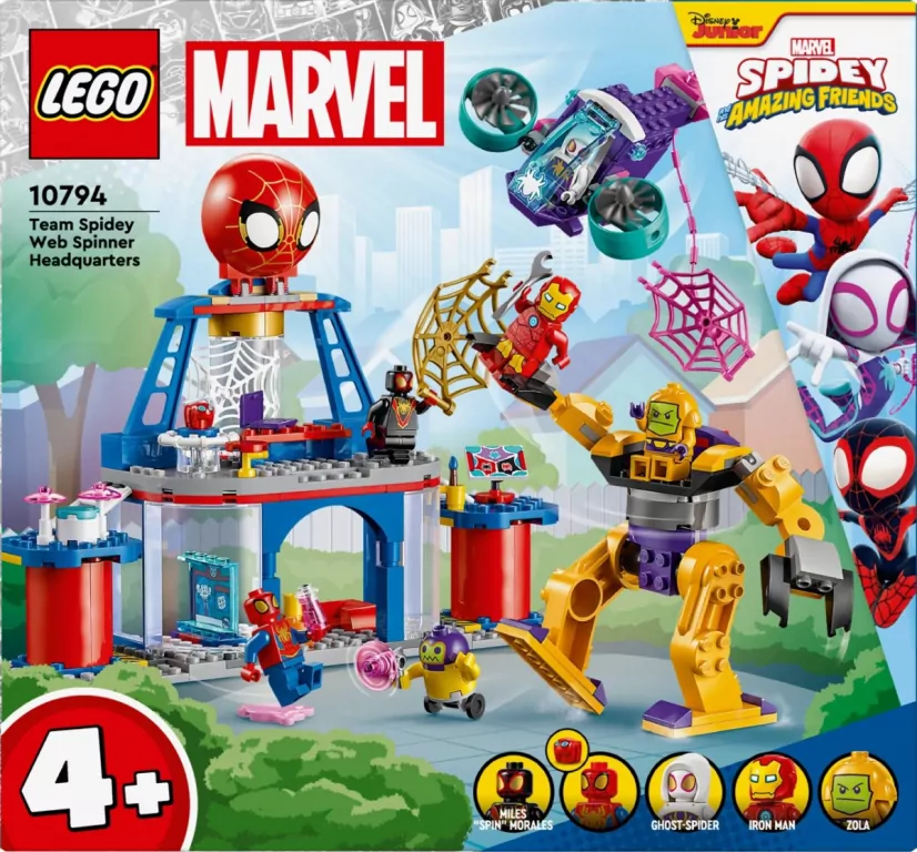 LEGO® Marvel. Siedziba główna Pajęczej Drużyny 10794 - tantis.pl