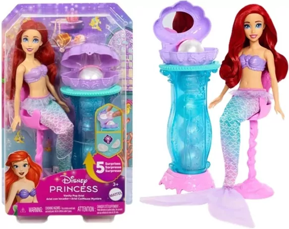 Disney Princess Ariel z perłową toaletką - tantis.pl