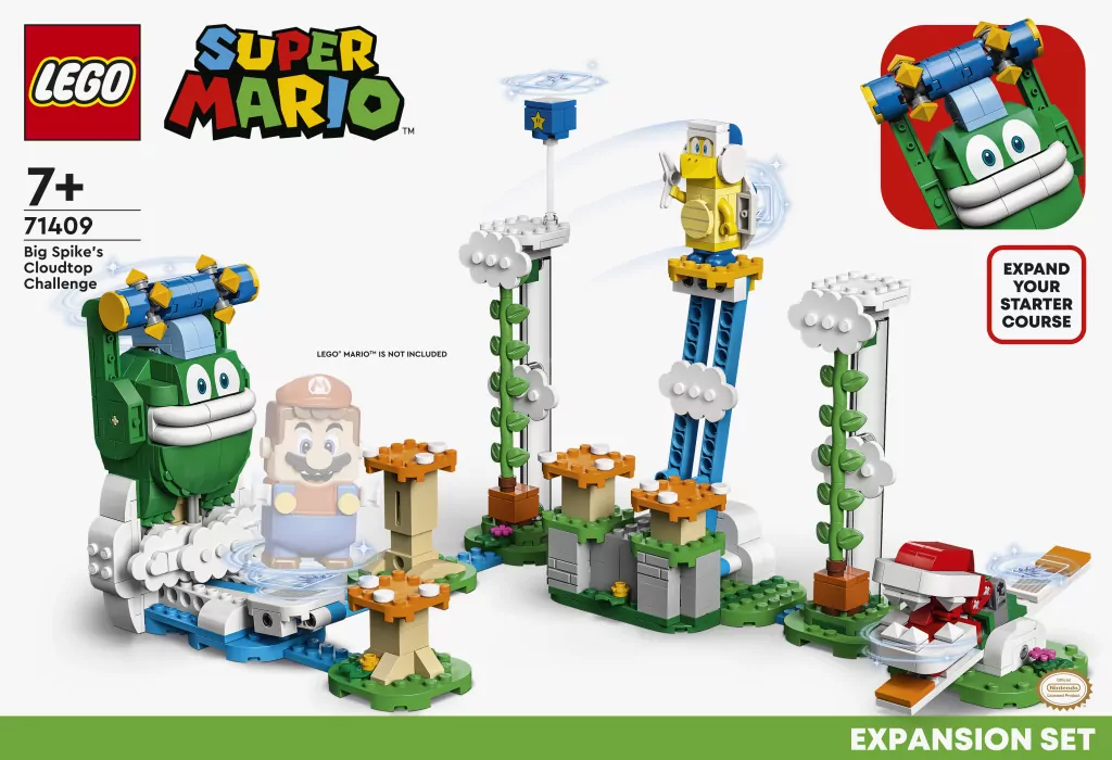 LEGO® Super Mario. Big Spike i chmury — zestaw rozszerzający. 71409 - tantis.pl