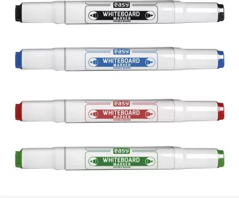 Marker suchościeralny podwójny 4 kolory EASY