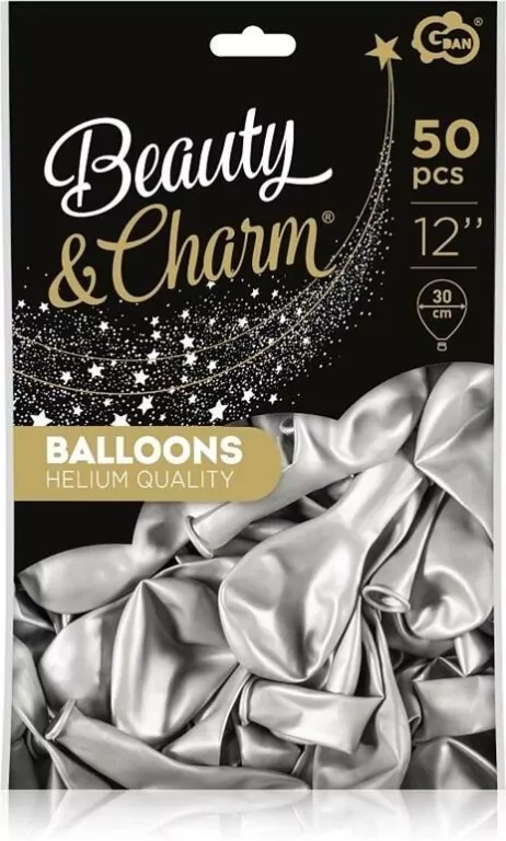Balony Beauty&Charm metaliczne 30cm - tantis.pl