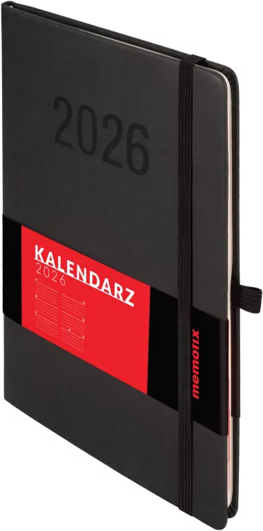 Kalendarz 2026 A5 Memofix TDW czarny - tantis.pl