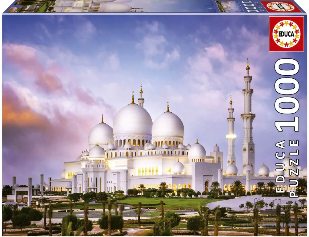 Puzzle 1000 Wielki Meczet Szejka Zajida Zjednoczone Emiraty Arabskie 111674 - tantis.pl