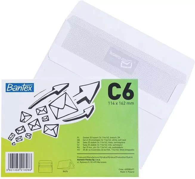 Hamelin. Koperta C6, 50 sztuk - tantis.pl