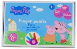 Farby do malowania palcami Świnka Peppa 6kol ASTRA