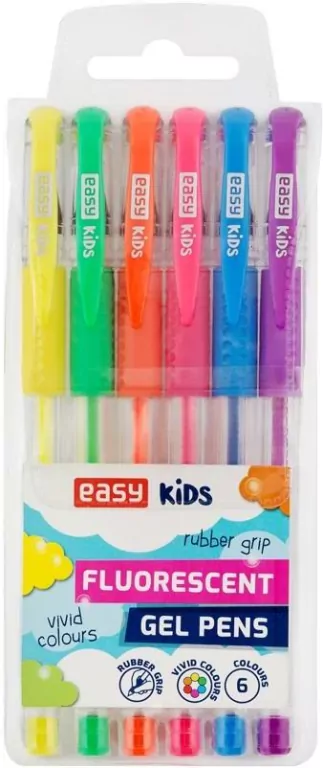 Długopis żelowy Fluo 6 kolorów EASY - tantis.pl
