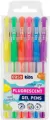 Długopis żelowy Fluo 6 kolorów EASY - tantis.pl