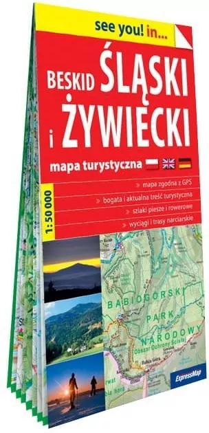 See you! in... Beskid Śląski i Żywiecki. Mapa turystyczna 1:50 000 - tantis.pl