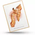 Karnet - Bóg bardzo Cię kocha - żyrafy - tantis.pl