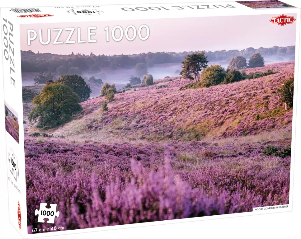 Puzzle Wrzosowisko 1000 Moors Covered in Heather - tantis.pl