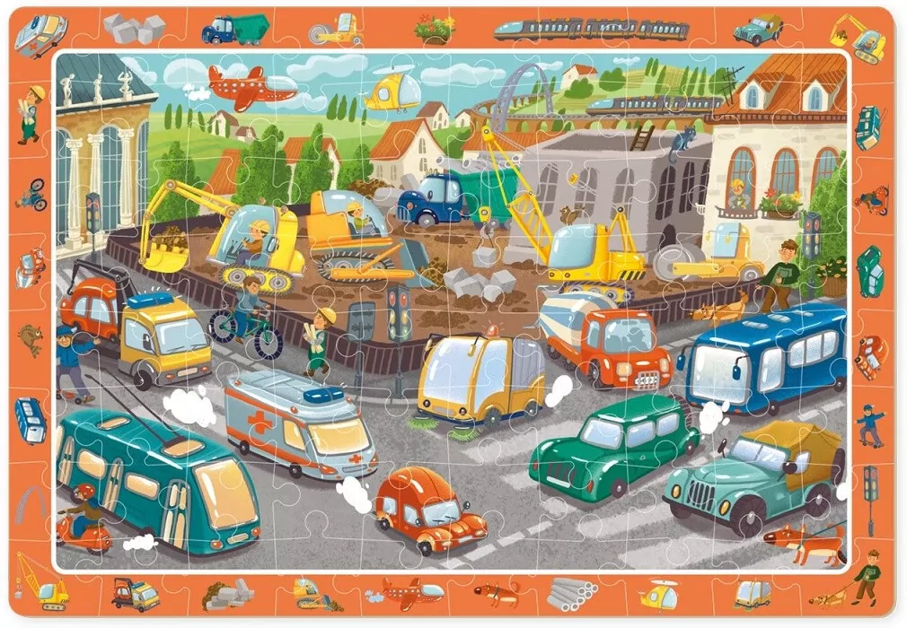PUZZLE OBSERWACYJNE 80 EL. NA DRODZE - tantis.pl