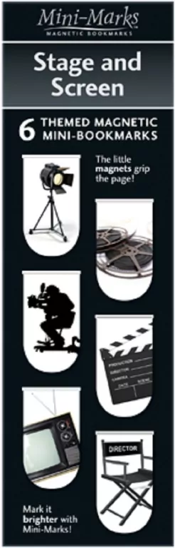 Zakładki magnetyczne Stage and Screen 6 sztuk - tantis.pl