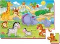 Piankowe puzzle A4, Zabawne obrazki, ZOO - tantis.pl