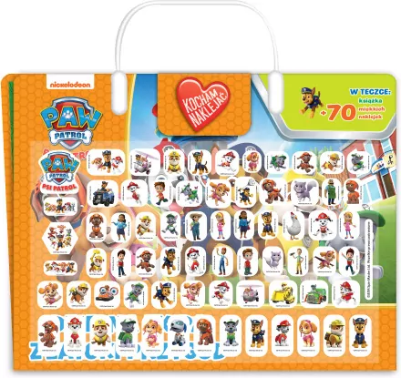 Dzielna ekipa z zatoki przygód. Kocham naklejać cz. 4 Psi Patrol - tantis.pl