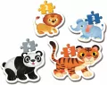 Clementoni. Moje pierwsze puzzle. Wild animals - tantis.pl
