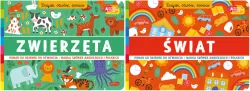 Pakiet: Zwierzęta / Świat. Akademia Mądrego Dziecka. Znajdź, otwórz, zobacz