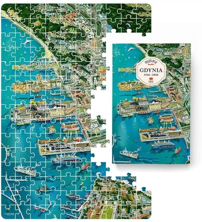CzuCzu. Puzzlove Gdynia. 150 el. - tantis.pl