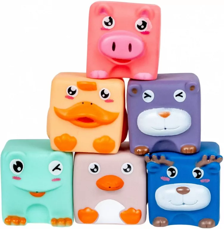 Miękkie klocki sensoryczne 6 elementów - tantis.pl