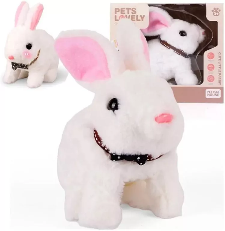 Pluszowa maskotka Królik z dźwiękiem - tantis.pl