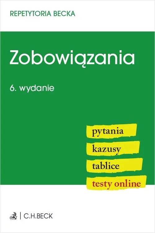 Zobowiązania. 6.wydanie - tantis.pl