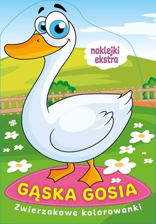 Zwierzakowe kolorowanki. Gąska Gosia - tantis.pl