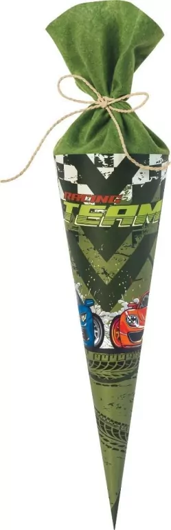 Rożek tyta pierwszoklasisty Fast Wheels 35cm - tantis.pl