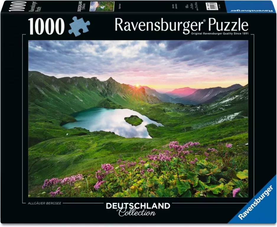 Puzzle 1000 Allgu Mountain Lake - tantis.pl