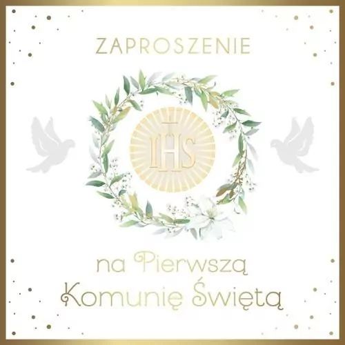 Zaproszenie Komunia (10szt) - tantis.pl