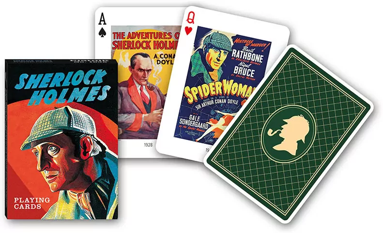 Piatnik. Karty pojedyńcze Sherlock Holmes - tantis.pl