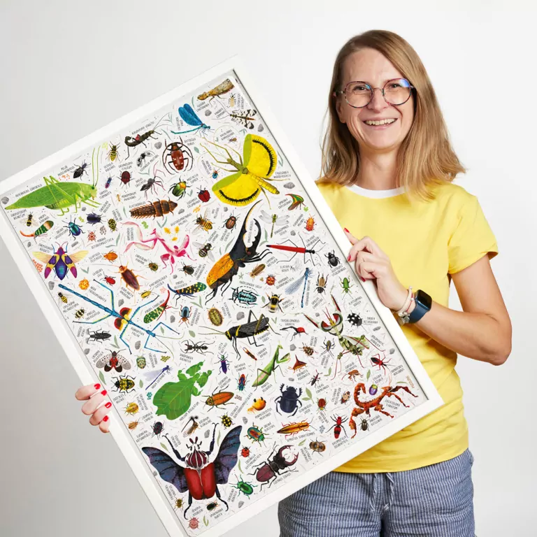 CzuCzu. Puzzlove Owady 1000 el. - tantis.pl