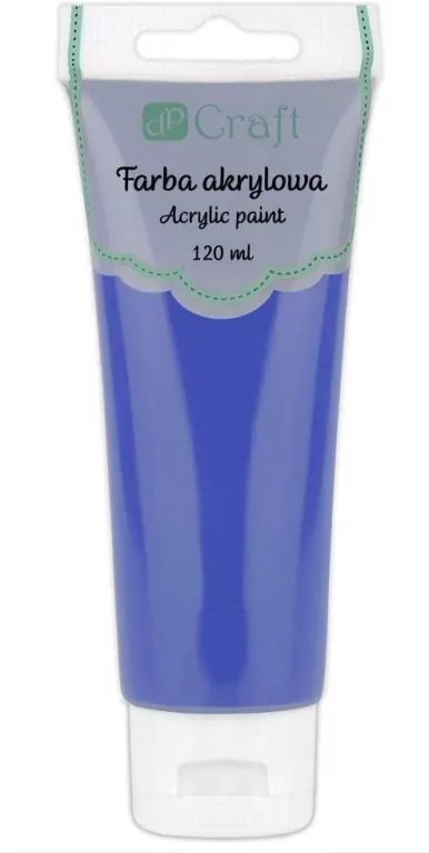 Farba akrylowa ciemnoniebieska 120ml - tantis.pl