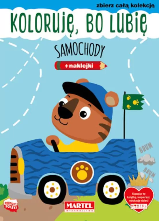 Samochody. Koloruję, bo lubię - tantis.pl