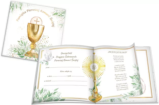 Książeczka KWD Pamiątka Komunijna. Eucharystia - tantis.pl