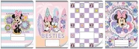 Zeszyt Minnie Mouse. A5/16K kratka. 20 sztuk - tantis.pl