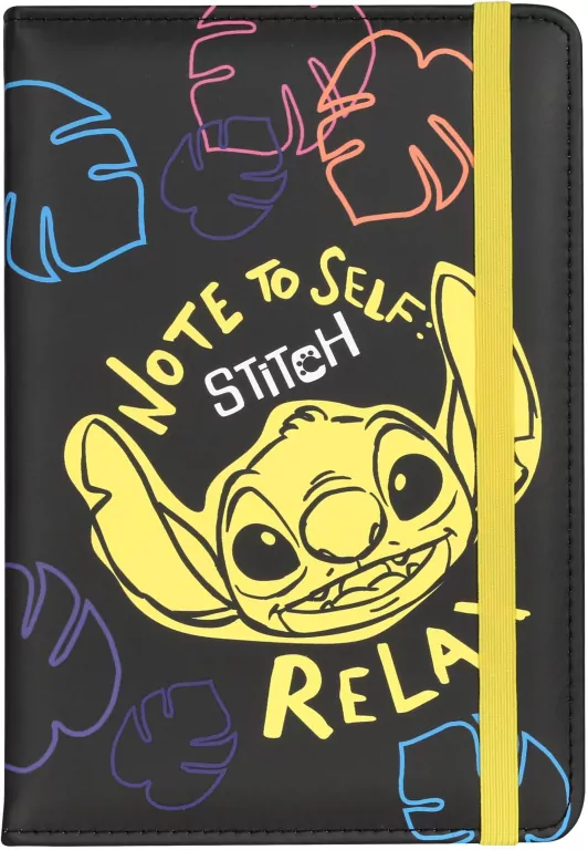 Notes A5 80k.linia z gumką Disney Black Stitch wzór 2 - tantis.pl