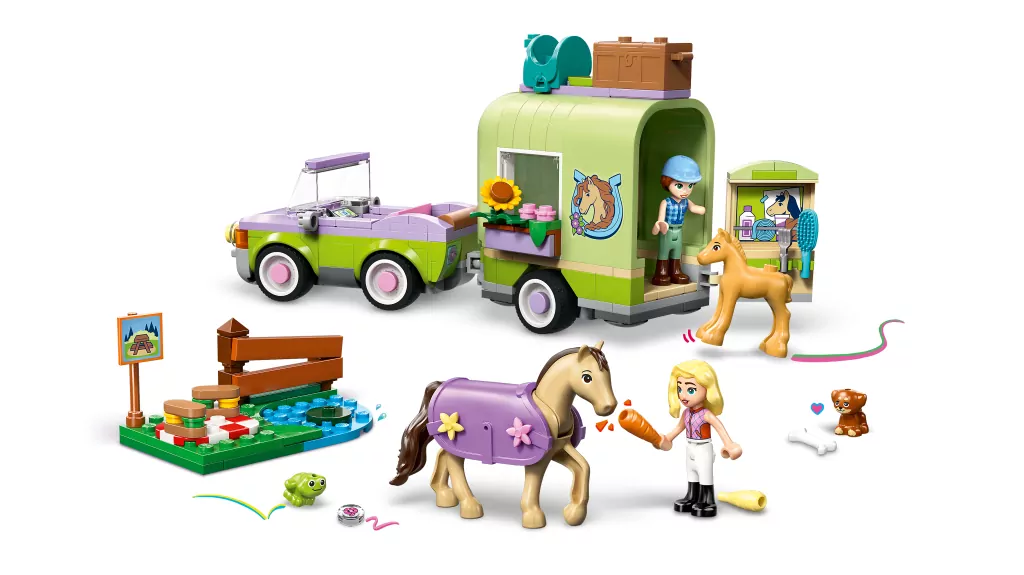 LEGO® Friends. Przyczepa z koniem 42695 - tantis.pl