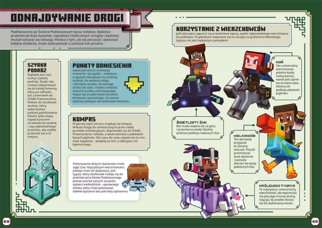Podręcznik ratowania Świata Podstawowego. Minecraft Legends - tantis.pl
