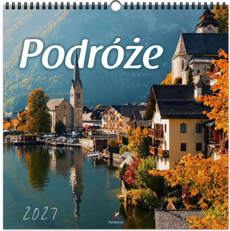 Kalendarz 2027 wieloplanszowy 33x33cm Podróże - tantis.pl