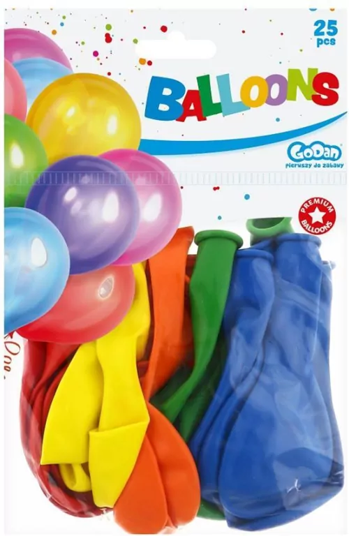 Balony pastelowe 25 sztuk mix - tantis.pl