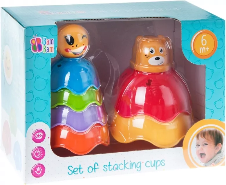 Zestaw kubeczków do układania - tantis.pl