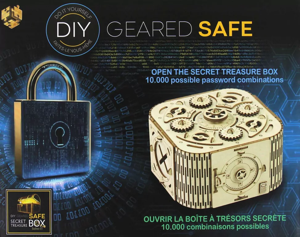 Łamigłówka - Geared Safe Secret (DIY) - poziom 3/4 - tantis.pl