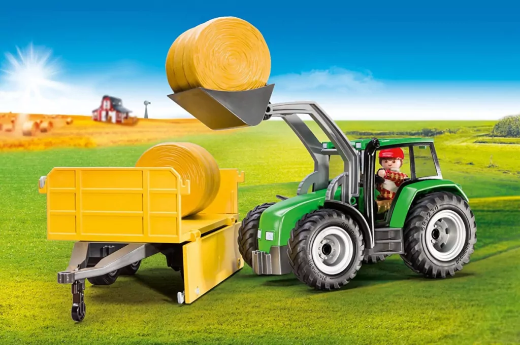Playmobil Country. Traktor z przyczepą. 9317 - tantis.pl