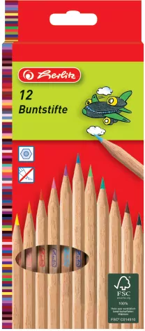 Kredki natura, 12 kolorów - tantis.pl