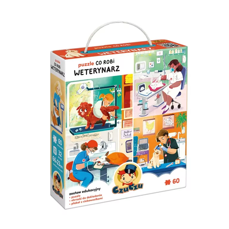 CzuCzu. Puzzle Co robi weterynarz. 4+ - tantis.pl