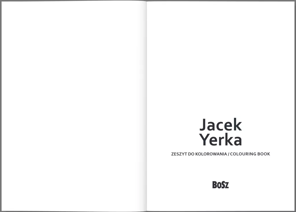 Jacek Yerka - zeszyt do kolorowania - tantis.pl