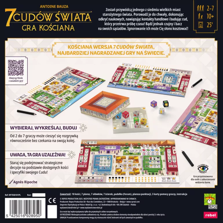 7 Cudów Świata: Gra kościana - tantis.pl