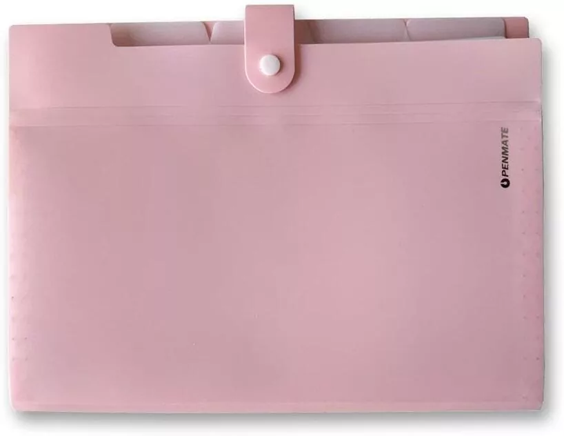 Teczka z przegródkami A4 pomarańczowa - tantis.pl