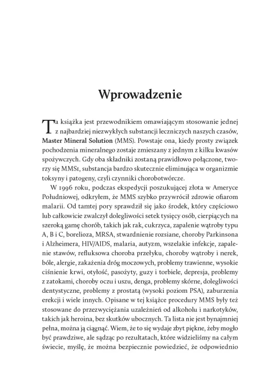 Przewodnik stosowania MMS. Jak odzyskać zdrowie - tantis.pl